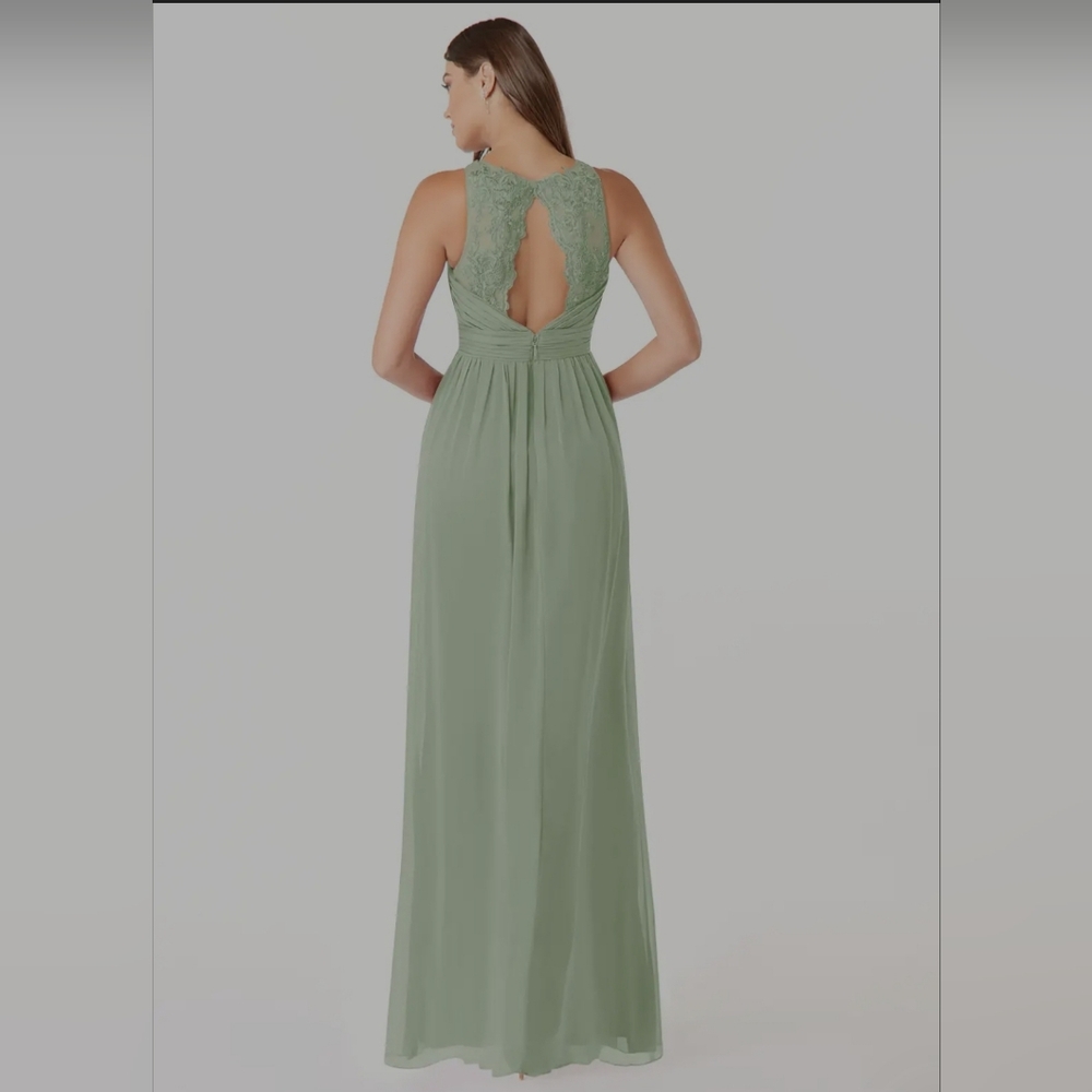 Elegant Green Maxi Dress From Azazie - Picture 2 of 15